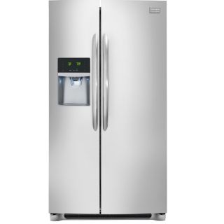 Frigidaire Gallery 22.6 cu ft Side by Side Counter Depth Refrigerator with Single Ice Maker (Stainless Steel) ENERGY STAR