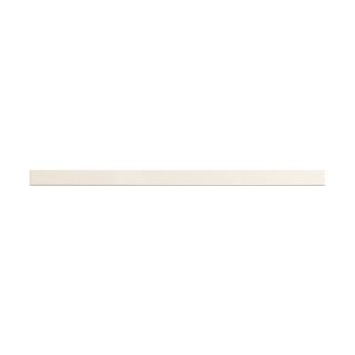 American Olean Linea Ice White Gloss Ceramic Tile Liner (Common 1.5 in x 12 in; Actual 0.75 in x 12.75 in)
