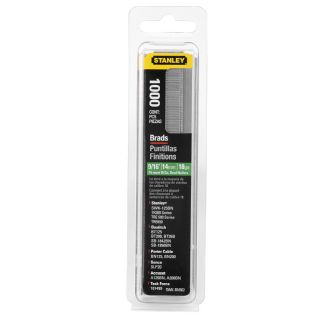 Stanley 1000 Count 18 Gauge 5/8 in Plain Steel Brad