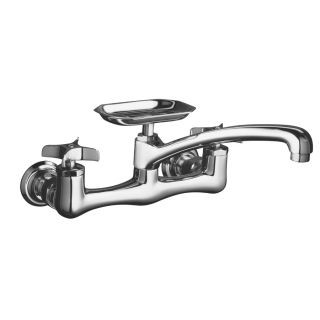 KOHLER Clearwater Polished Chrome 2 Handle Utility Sink Faucet