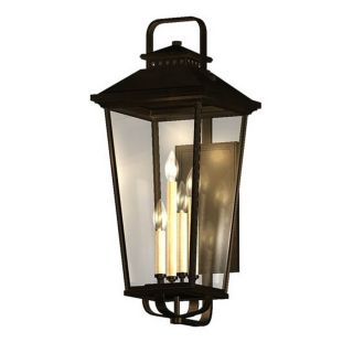 allen + roth Parsons Field 1 Pack 27 Inches in H Black Outdoor Wall Light