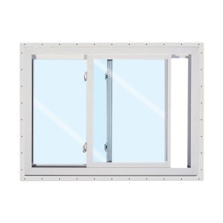 ReliaBilt 48W x 48H Vinyl Low E Argon Horizontal Slider Window