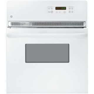 GE Self Cleaning Single Electric Wall Oven (White) (Common 24 in; Actual 23.75 in)