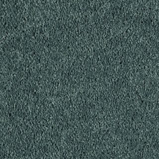Shaw Soft & Cozy III Timeless Teal Textured Indoor Carpet