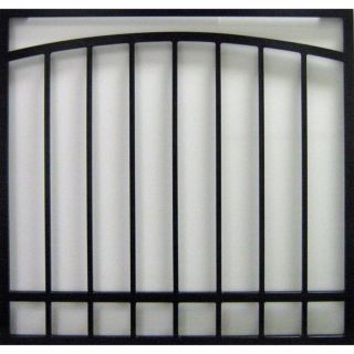 Gatehouse 36 in Black Arched Window Security Bar