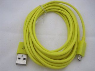 Electronics.game.store YELLOW 3m 10 Ft Micro USB Data Sync Charger Cable for Samsung Galaxy S S3 I9300 S2 I9100 Cell Phones & Accessories
