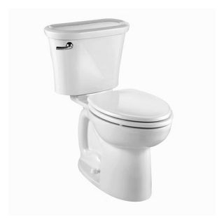 American Standard Tropic White 1.28 GPF/4.85 LPF 12 in Rough in Watersense Elongated 2 Piece Standard Height Toilet