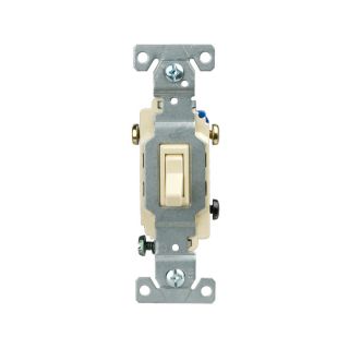 Cooper Wiring Devices 15 Amp Almond 3 Way Light Switch