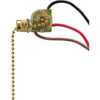 Cooper Wiring Devices 6 Amp Brass Dipped 3 Way Light Switch