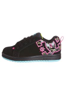 DC Shoes COURT GRAFFIK   Skater shoes   black/pink/soft lime