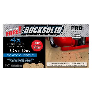 RockSolid Floors 96 fl oz Interior High Gloss Tan Base Paint and Primer in One with Mildew Resistant Finish