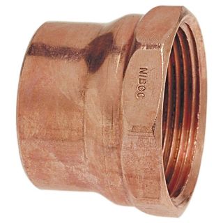 2 in x 2 in Copper Threaded Adapter Fitting