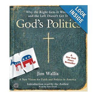 God's Politics CD Why the Right Gets It Wrong and the Left Doesn't Get It Jim Wallis, Sam Freed Books
