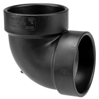 NIBCO 2 in Dia 90 Degree ABS Vent Elbow Fitting