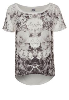 Vero Moda   CHERRY S/S TOP EX4   Print T shirt   grey