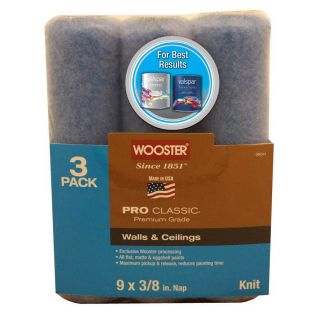 Wooster Pro Classic Synthetic Blend Regular Paint Roller Cover (Common 9 in; Actual 9.06 in)