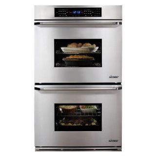 Dacor Self Cleaning Convection Double Electric Wall Oven (Stainless Steel with Chrome Trim) (Common 27 in; Actual 26.875 in)