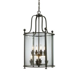 Z Lite Wyndham 18 in W Bronze Pendant Light with Clear Shade