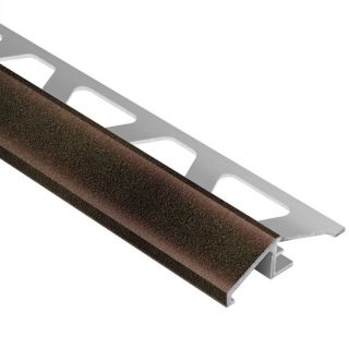 Schluter Systems Reno U Reducer 1/2 in Tuscan Bronze Tile Accessories