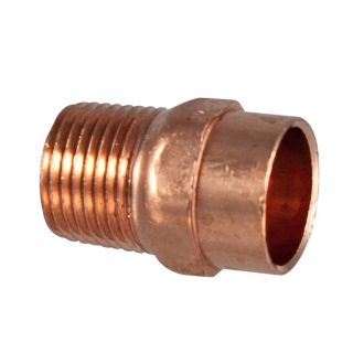 3/4 in x 1/2 in Copper Threaded Adapter Fitting