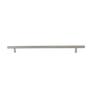 Style Selections 12 1/2 in Center to Center Brushed Satin Nickel Bar Cabinet Pull