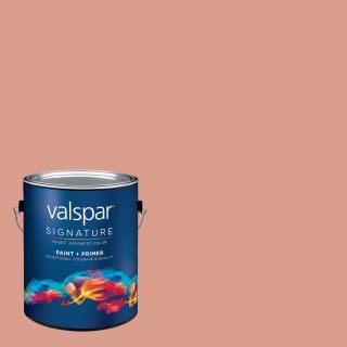 Creative Ideas for Color by Valspar 1 Gallon Interior Matte Autumn Rose Latex Base Paint and Primer in One