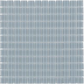 Elida Ceramica Smoke Glass Mosaic Square Indoor/Outdoor Wall Tile (Common 12 in x 12 in; Actual 11.75 in x 11.75 in)