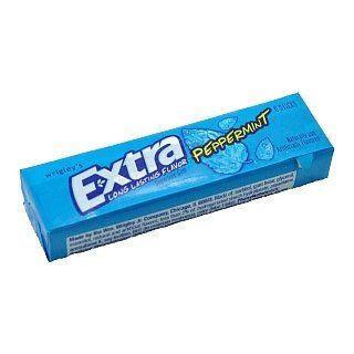 Extra Peppermint gum 20 pack  Chewing Gum  Grocery & Gourmet Food