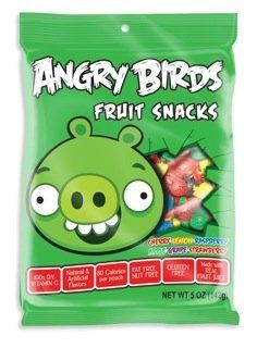 "Angry Birds" Fruit Snacks Green 5 Ounce Pk.  Gummy Candy  Grocery & Gourmet Food