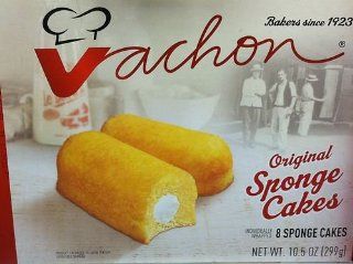VACHON Bakers ORIGINAL SPONGE CAKES 10.5 oz BOX   HOSTESS TWINKIES  Packaged Ladyfingers Snack Cookies  Grocery & Gourmet Food