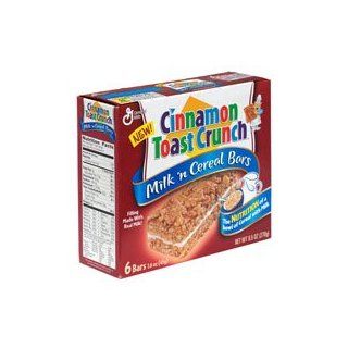 General Mills Cinnamon Toast Crunch Milk 'n Cereal Bars (Case Count 10 per case) (Case Contains 60 Bars)  Breakfast Cereal Bars  Grocery & Gourmet Food