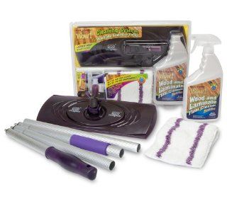 Black Diamond WOW KT32OZ Wood and Laminate Floor Cleaning System Contains Mop, Microfiber Pad, 32 Ounce Cleaner