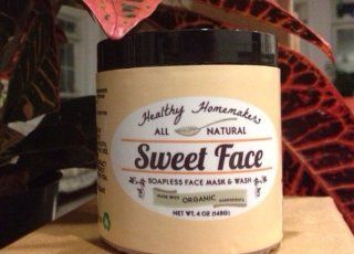 Sweet Face Natural Face Mask and Wash (Contains Organic Ingredients)  Facial Masks  Beauty