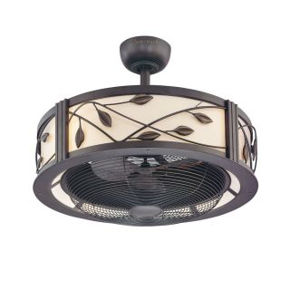 allen + roth Eastview 23 in Aged Bronze Indoor Downrod Mount Ceiling Fan with Light Kit and Remote