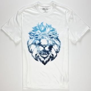 Lion Cloud Mens T Shirt White In Sizes Large, Medium, Xx Large, X Lar