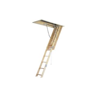 Werner 8 ft Wood 250 lb Type I Attic Ladder