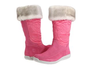 Timberland Kids Hollyberry Tall Pull On Boot Girls Shoes (Pink)