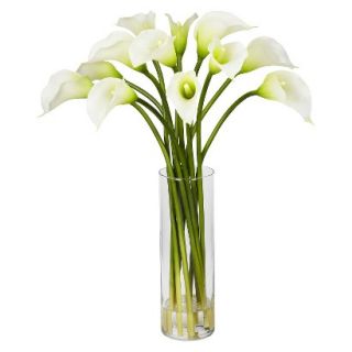 Nearly Natural Arrangement Lily   Cream (20)