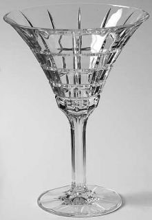 Mikasa Madison Avenue Martini Glass   Cut Vertical & Horizontal Lines