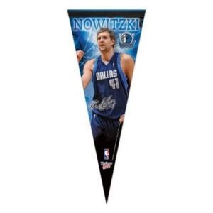 Dallas Mavericks Dirk Nowitzki Wincraft 12x30 Premium Player Pennant