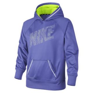 Nike KO Reflective Pullover Girls Training Hoodie   Purple Haze