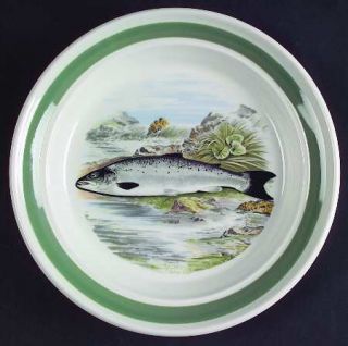 Portmeirion Compleat Angler Band Bread & Butter Plate, Fine China Dinnerware   W