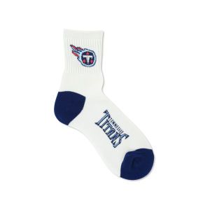 Tennessee Titans For Bare Feet Ankle White 501 Med Sock