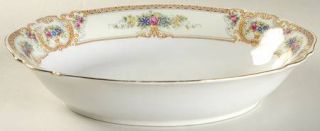 Paul Muller Linwood, The 10 Oval Vegetable Bowl, Fine China Dinnerware   Yellow