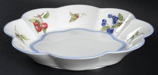 Villeroy & Boch Cottage (Round Shape) Scalloped Serving Bowl, Fine China Dinnerw