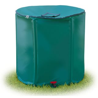 STC 104 Gallon Green Plastic Rain Barrel with Spigot
