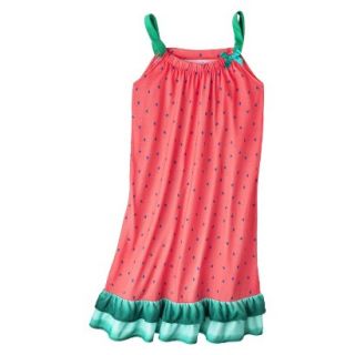 Xhilaration Girls Watermelon Strapless Nightgown   Coral XL