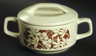 Lenox China Woodspice Trim Off Egde Sugar Bowl & Lid, Fine China Dinnerware   Te