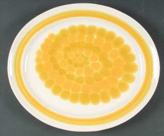 Franciscan Sundance (Usa) 13 Oval Serving Platter, Fine China Dinnerware   U.S.