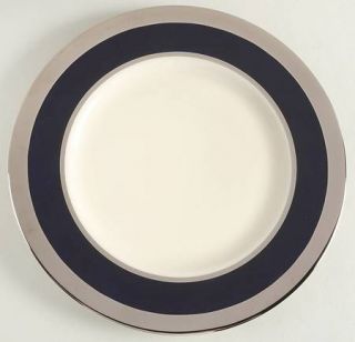 Gorham Cobalt Platinum Salad Plate, Fine China Dinnerware   Cobalt Blue Band, Th